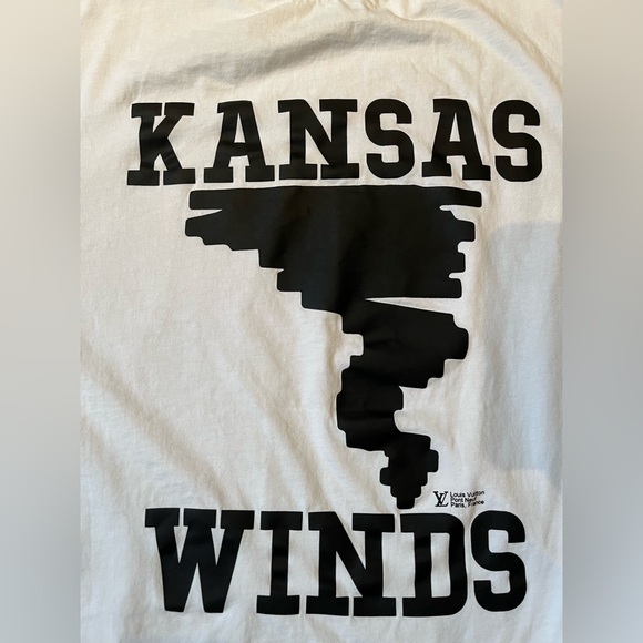 Louis Vuitton x Virgil Abloh Not Home/Kansas winds white shirt - Picture 4 of 5